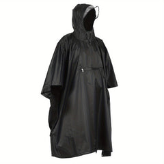 LIXADA Waterproof Hooded Rain Poncho – Outdoor Raincoat with Cycle Cover
