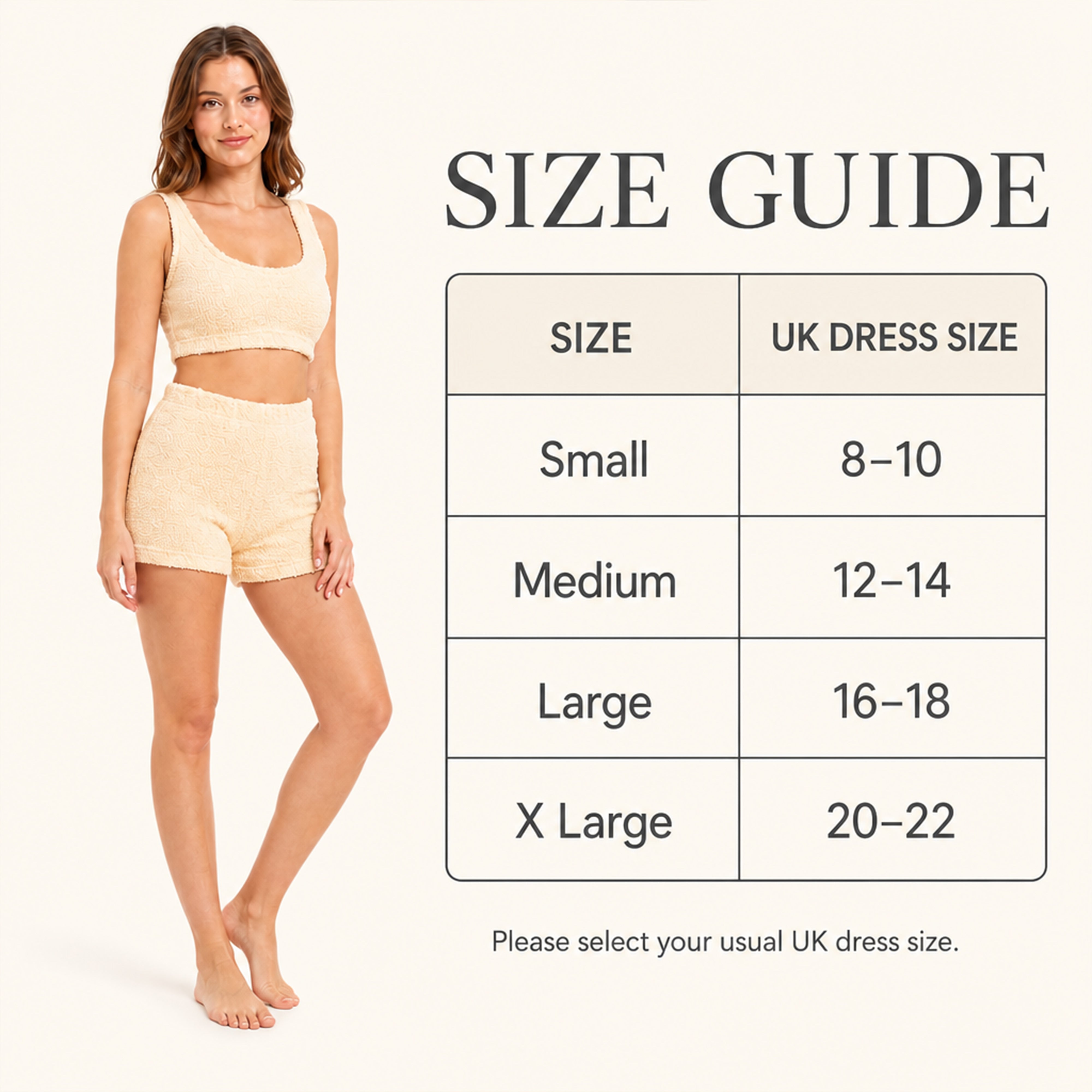 Women's Teddy Fleece Crop Top And Shorts Pyjama Loungewear Set Ultra Soft