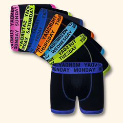 7 Pack Boys' Cotton Rich Boxer Shorts Trunks Ages 5-13 Assorted Colours