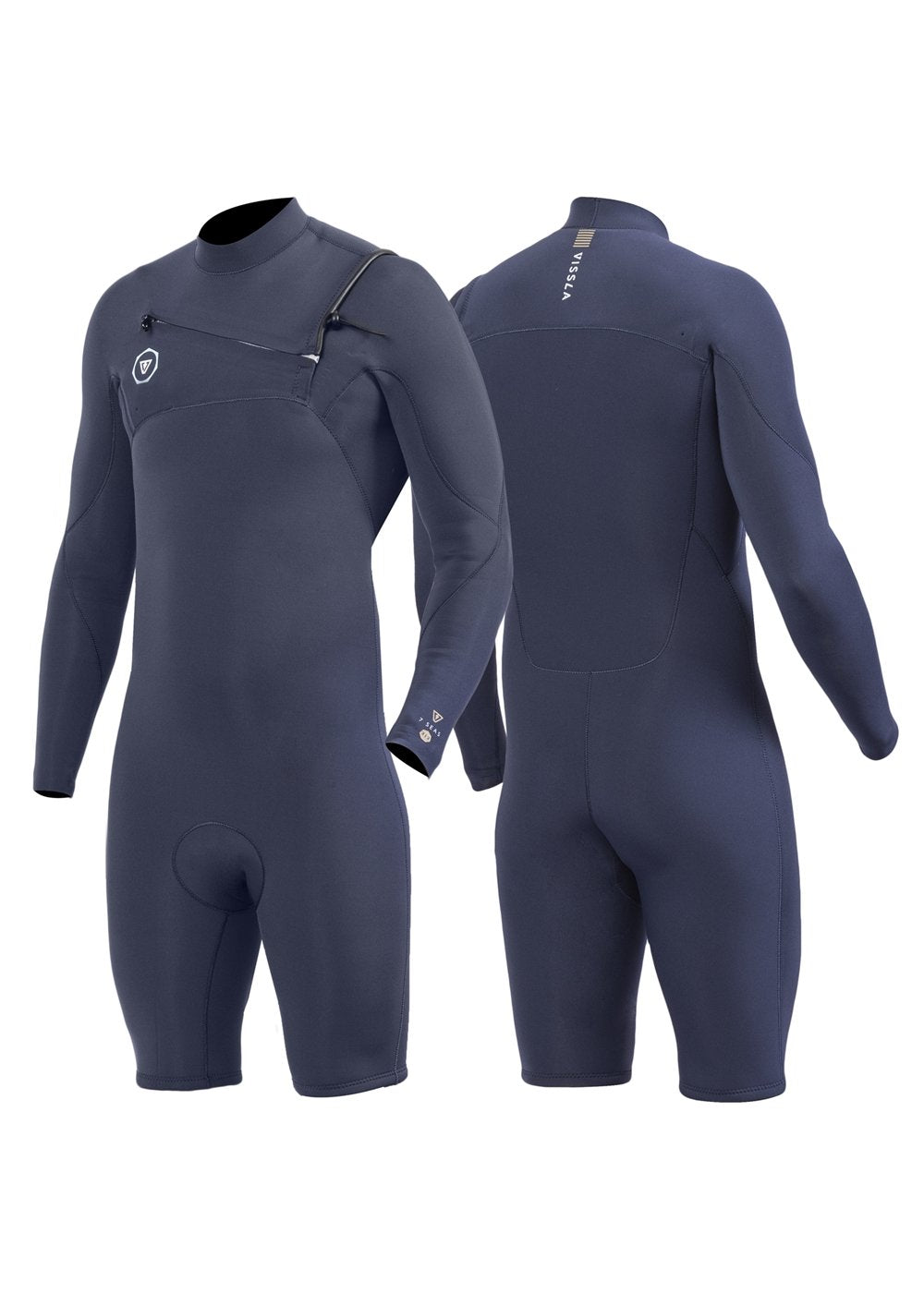 Vissla Men's 7 Seas 2/2mm Long Sleeve Spring Suit, Shoulder Entry