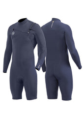 Vissla Men's 7 Seas 2/2mm Long Sleeve Spring Suit, Shoulder Entry