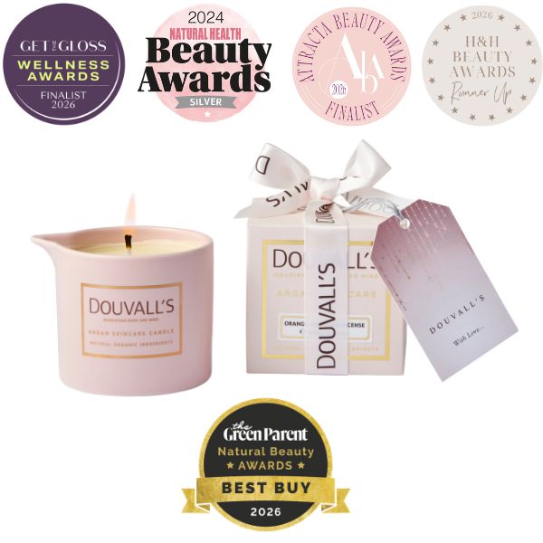 Argan Massage Candle 180g – Vanilla, Jasmine & Ginger with Chilli and Lime