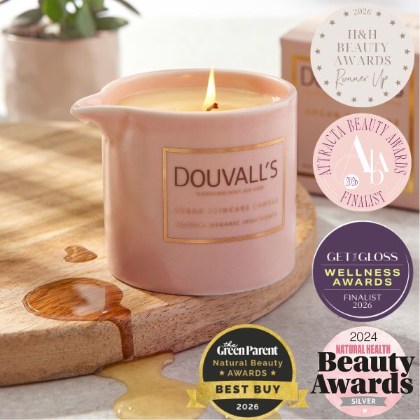 Argan Massage Candle 180g – Vanilla, Jasmine & Ginger with Chilli and Lime