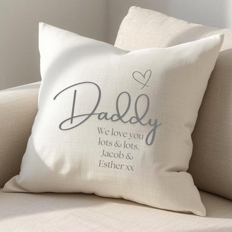 Personalised Daddy Cushion – Add Your Own Message
