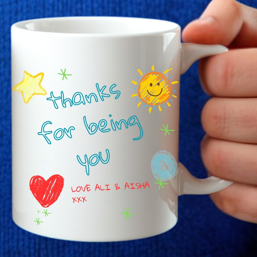 Personalised Best Dad in the World Mug – Birthday Gift