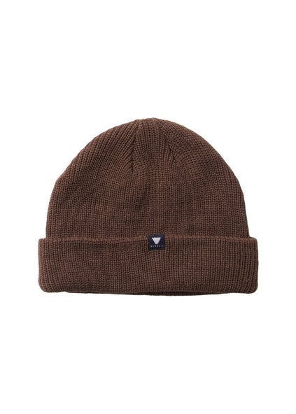 Vissla Unisex Trimline Cuffed Beanie, Heathered Acrylic Knit