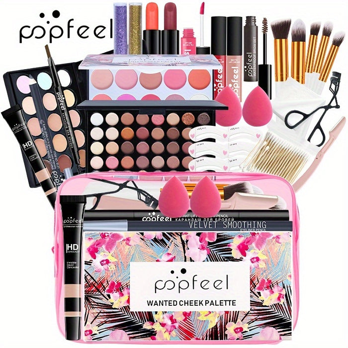 POPFEEL Deluxe Makeup Gift Set, Vibrant Multi-Shade Beauty Collection