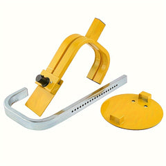 Heavy-Duty Steel Wheel Clamp Lock – 33.02cm-38.1cm Anti-Theft Protection for Cars, Vans & Trailers