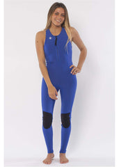 Sisstrevolution Women's 7 Seas 2/2mm Long Jane Wetsuit, Front Zip