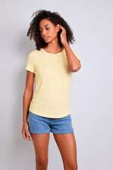 Women's Linen T-Shirt – 100% Linen, Six Colours, Made in Portugal