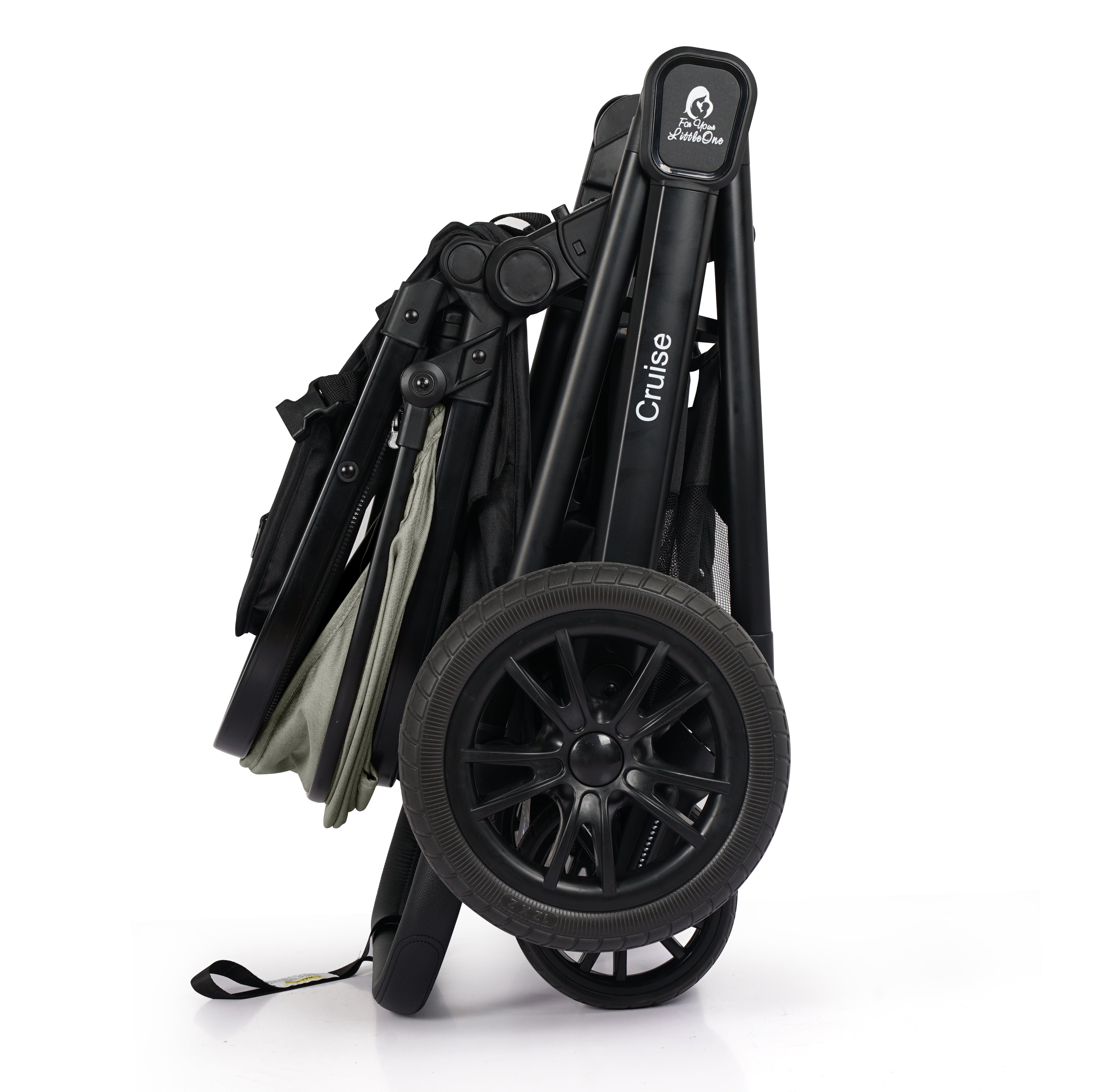 Cruise 3-in-1 Travel System with ISOFIX Base – Pebble Sage, Birth to 4 Years