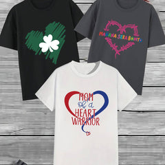 3-Pack Printed Crew Neck T-Shirts – Stylish & Versatile Summer Tees