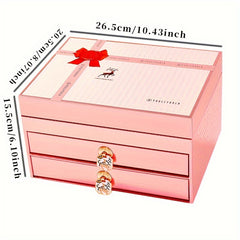 20-Piece True Love Deer Makeup Gift Set – Nude Orange & Pink Tones
