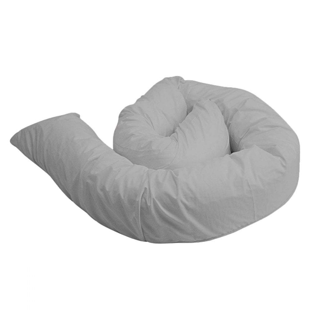 9ft Maternity Pillow Case – Grey, Washable Replacement Cover