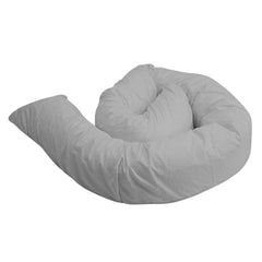 9ft Maternity Pillow Case – Grey, Washable Replacement Cover