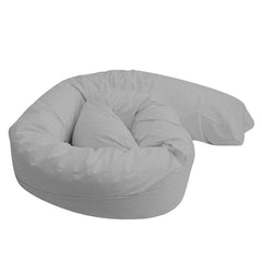 9ft Maternity Pillow Case – Grey, Washable Replacement Cover