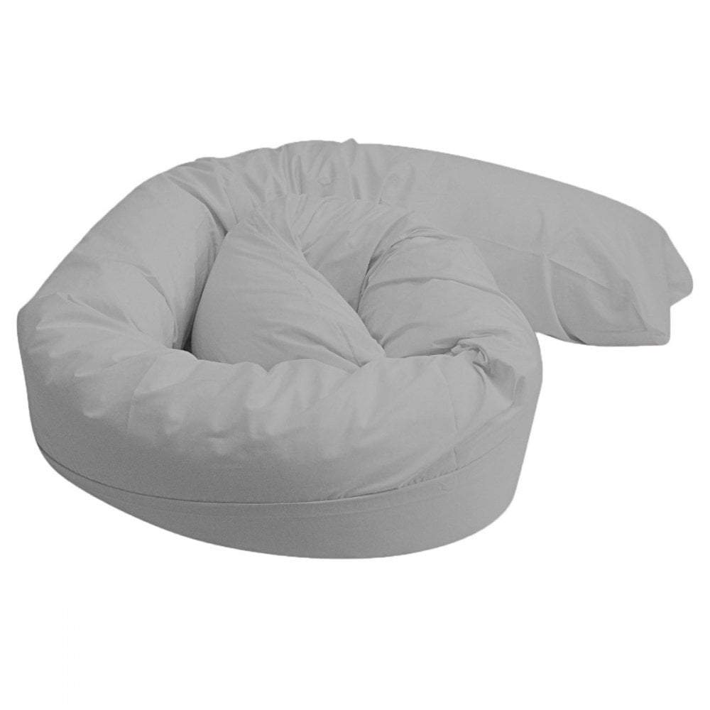 9ft Maternity Pillow Case – Grey, Washable Replacement Cover