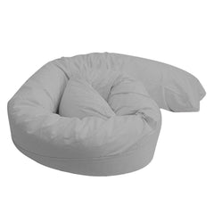9ft Maternity Pillow Case – Grey, Washable Replacement Cover