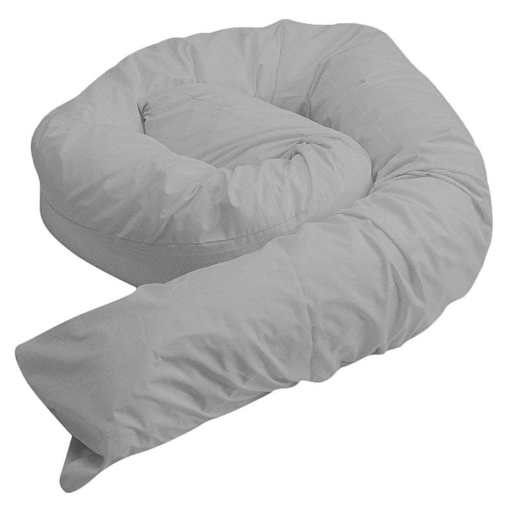 9ft Maternity Pillow Case – Grey, Washable Replacement Cover