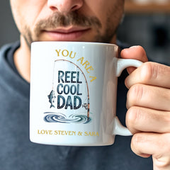 Personalised Reel Cool Dad Mug – Fishing Gift
