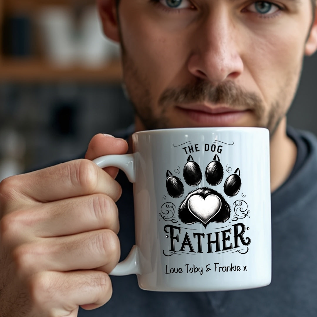 Personalised Dog Father Mug – Dog Lover Gift