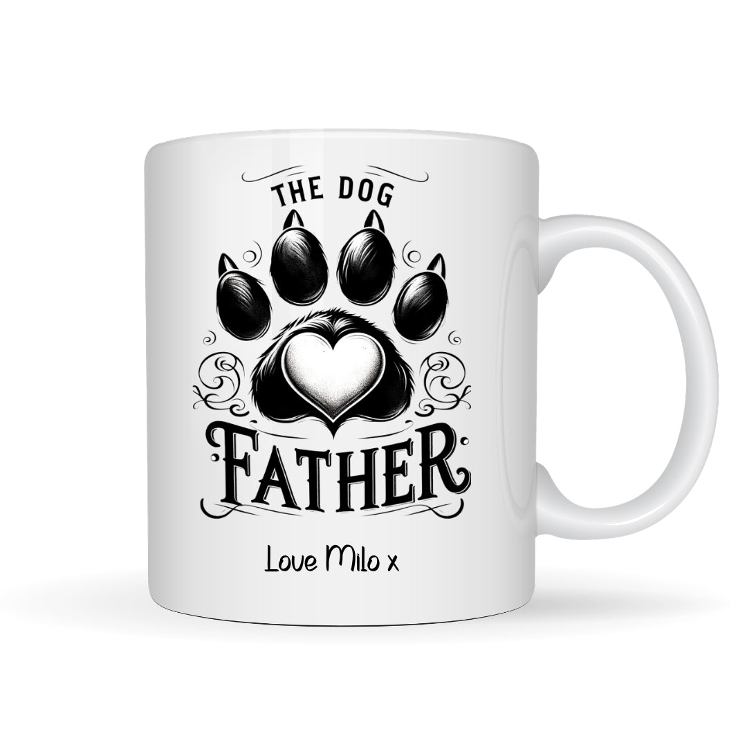 Personalised Dog Father Mug – Dog Lover Gift