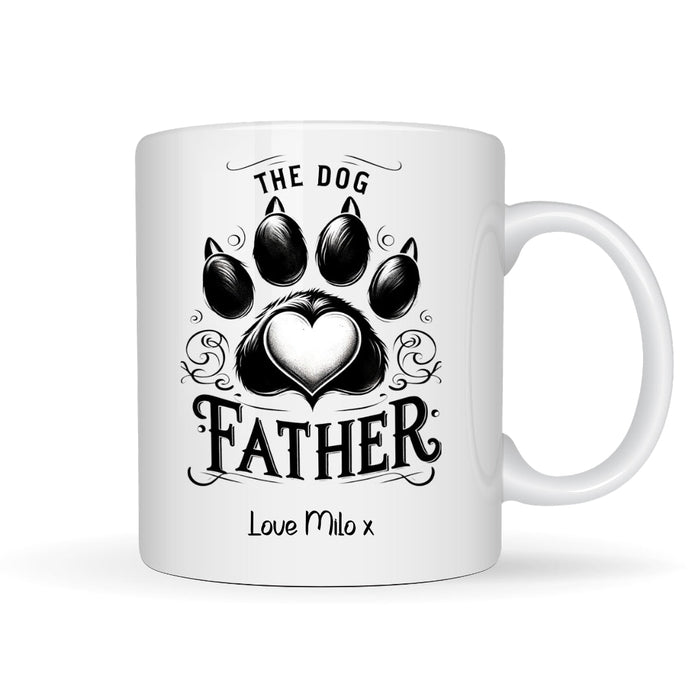 Personalised Dog Father Mug, Dog Lover Gift, image 2