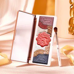20-Piece True Love Deer Makeup Gift Set – Nude Orange & Pink Tones