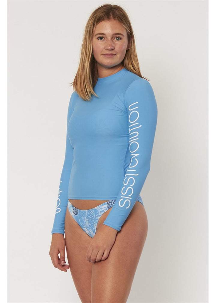 Sisstrevolution Women's Solid Tides Rash Vest, Recycled Polyester