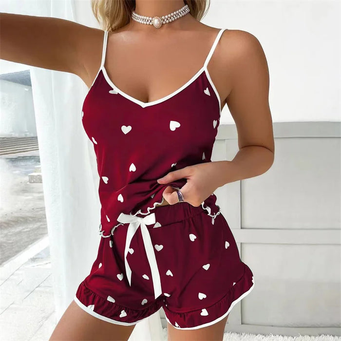 Summer Comfort Vest & Shorts Pajama Set