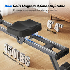 Silent Glide Rowing Machine