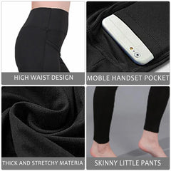 High-Waisted Seamless Gym Leggings – Tummy Control & Booty-Lifting Yoga Tights with Pockets