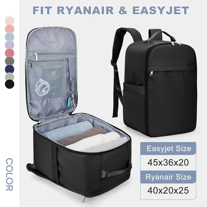Airline-Approved Cabin Backpack, Ryanair & EasyJet Hand Luggage