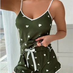 Summer Comfort Vest & Shorts Pajama Set