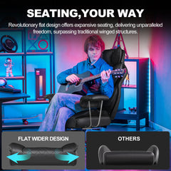 GTPlayer Pro Ergonomic Gaming Chair – High-Back Recliner with Footrest & Lumbar Support