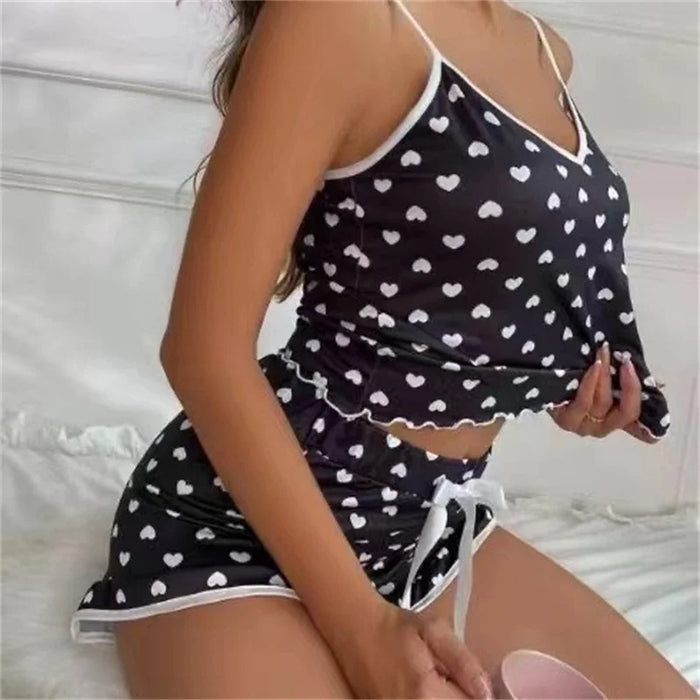 Summer Comfort Vest & Shorts Pajama Set, image 2