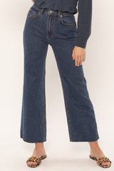 Amuse Society Women's Gabi Cropped Flare Jeans, Non-Stretch Cotton
