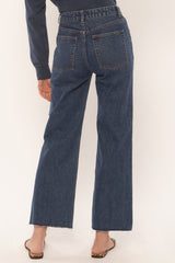 Amuse Society Women's Gabi Cropped Flare Jeans, Non-Stretch Cotton