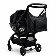 Qubi Changing Bag – Black, Pram Changing Bag with Mat