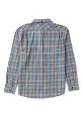 Vissla Men's Central Coast Flannel Shirt, Organic Cotton Plaid