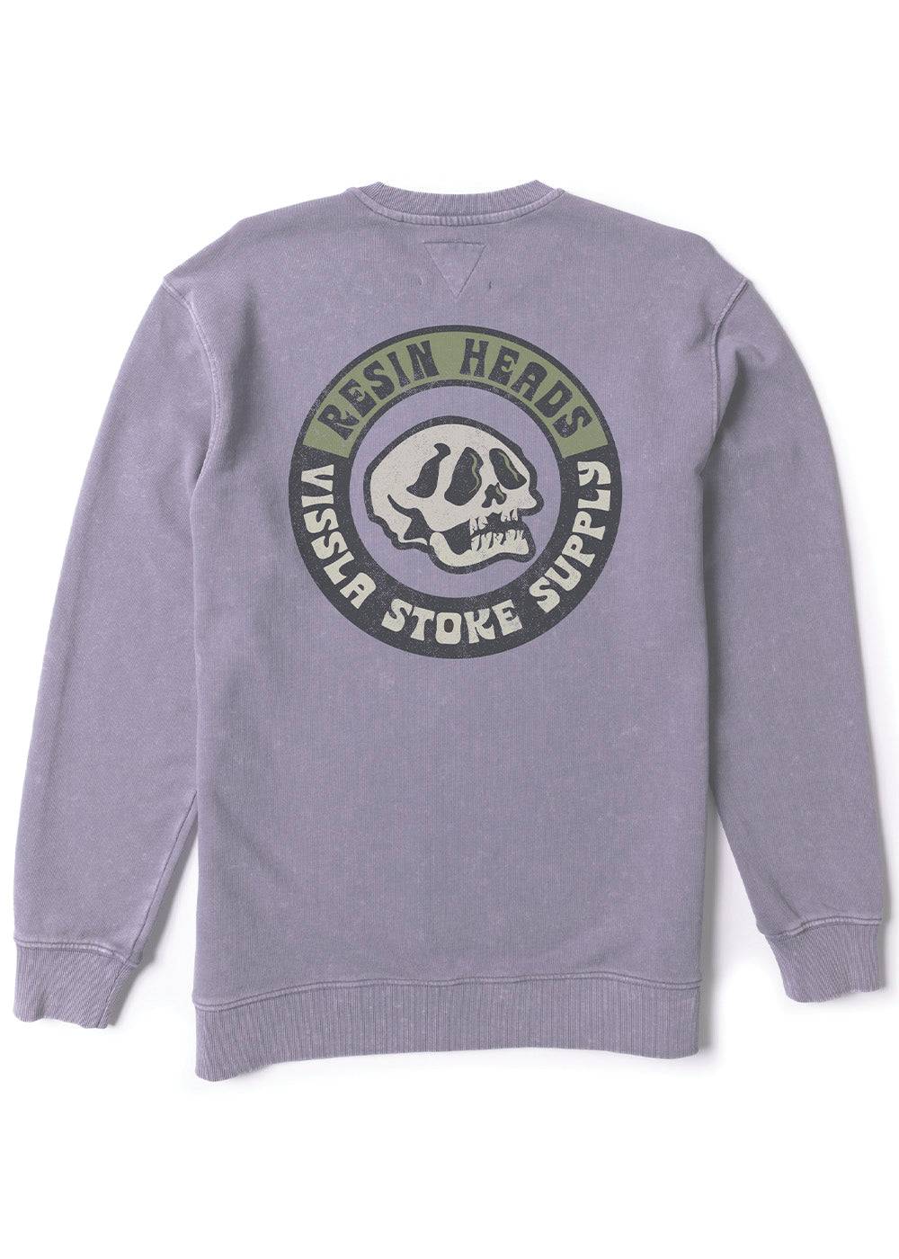 Vissla Boys' Offshore Eco Crew Sweatshirt, Organic Cotton