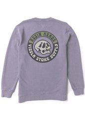 Vissla Boys' Offshore Eco Crew Sweatshirt, Organic Cotton