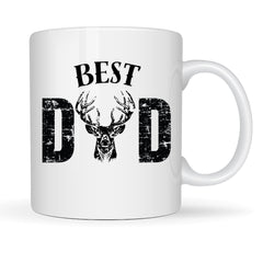 Personalised Best Dad Stag Mug – Father's Day Gift