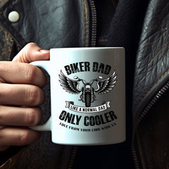 Personalised Biker Dad Mug – Motorbike Gift