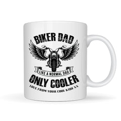 Personalised Biker Dad Mug – Motorbike Gift