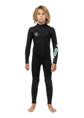 Vissla Boys' 7 Seas 4/3mm Chest Zip Wetsuit, Full Suit