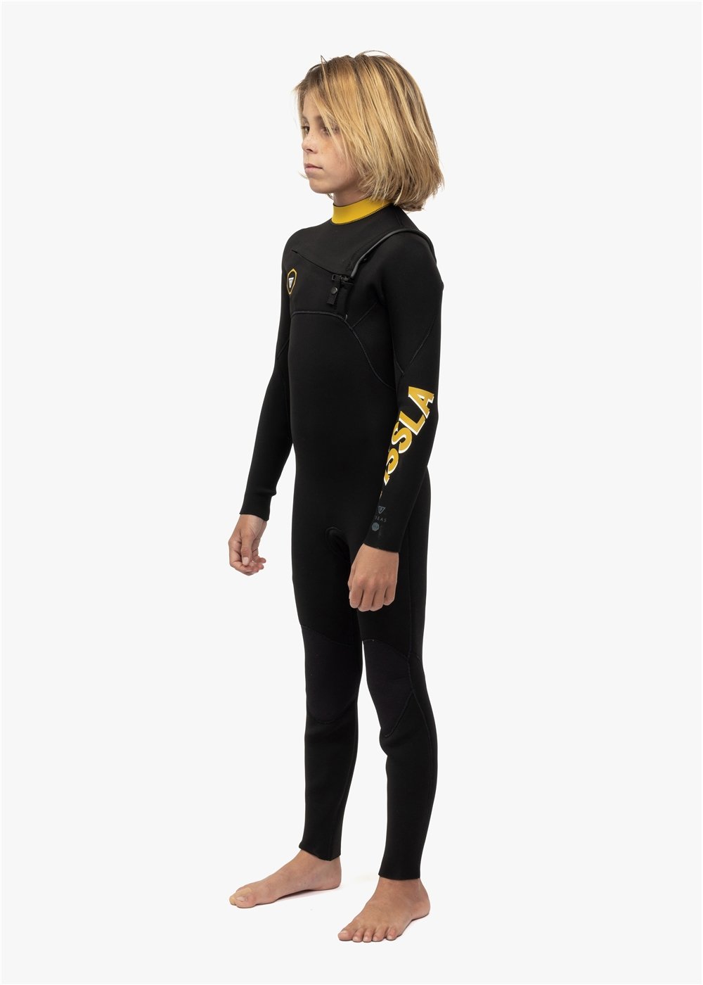 Vissla Boys' 7 Seas 4/3mm Chest Zip Wetsuit, Full Suit