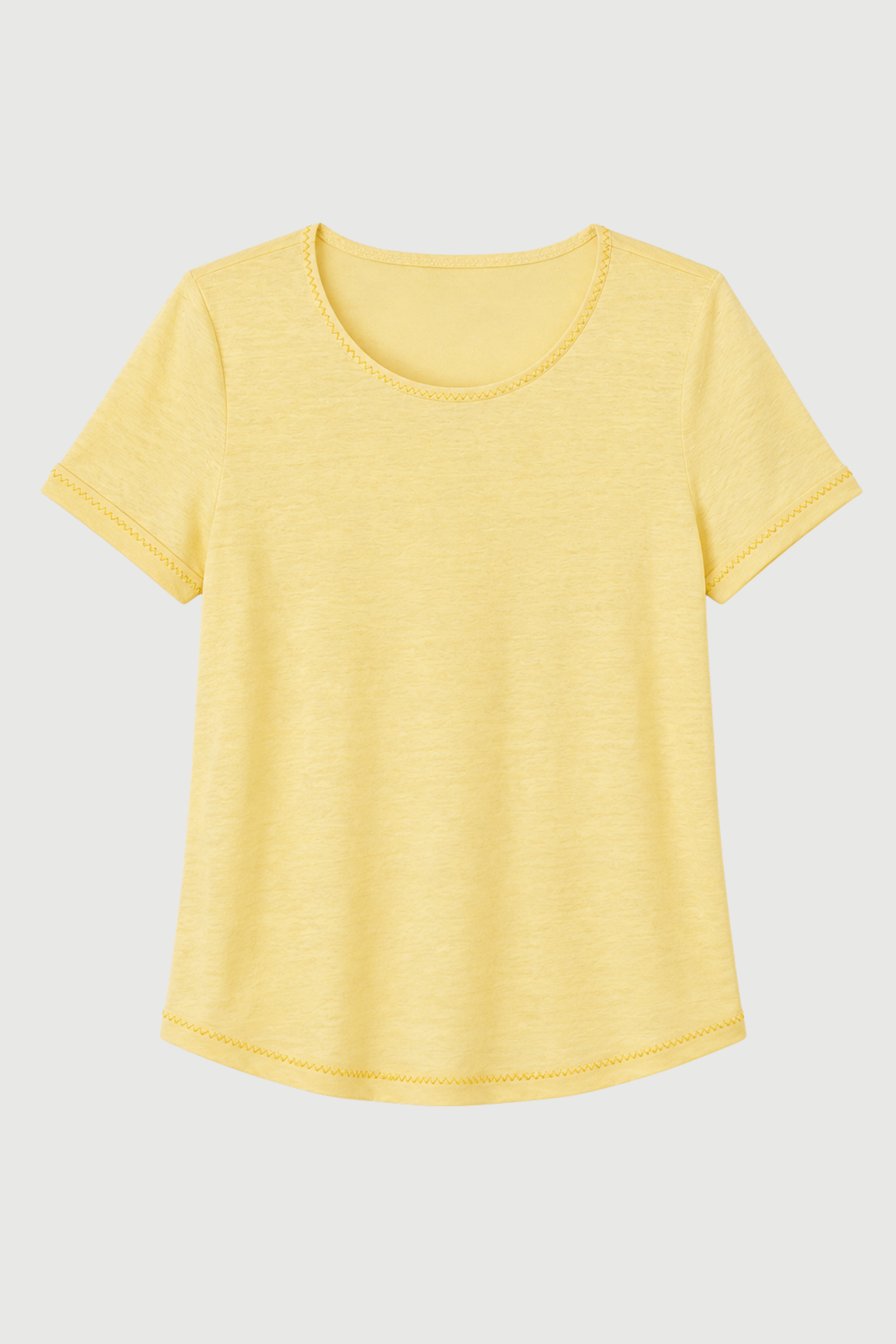 Women's Linen T-Shirt – 100% Linen, Six Colours, Made in Portugal