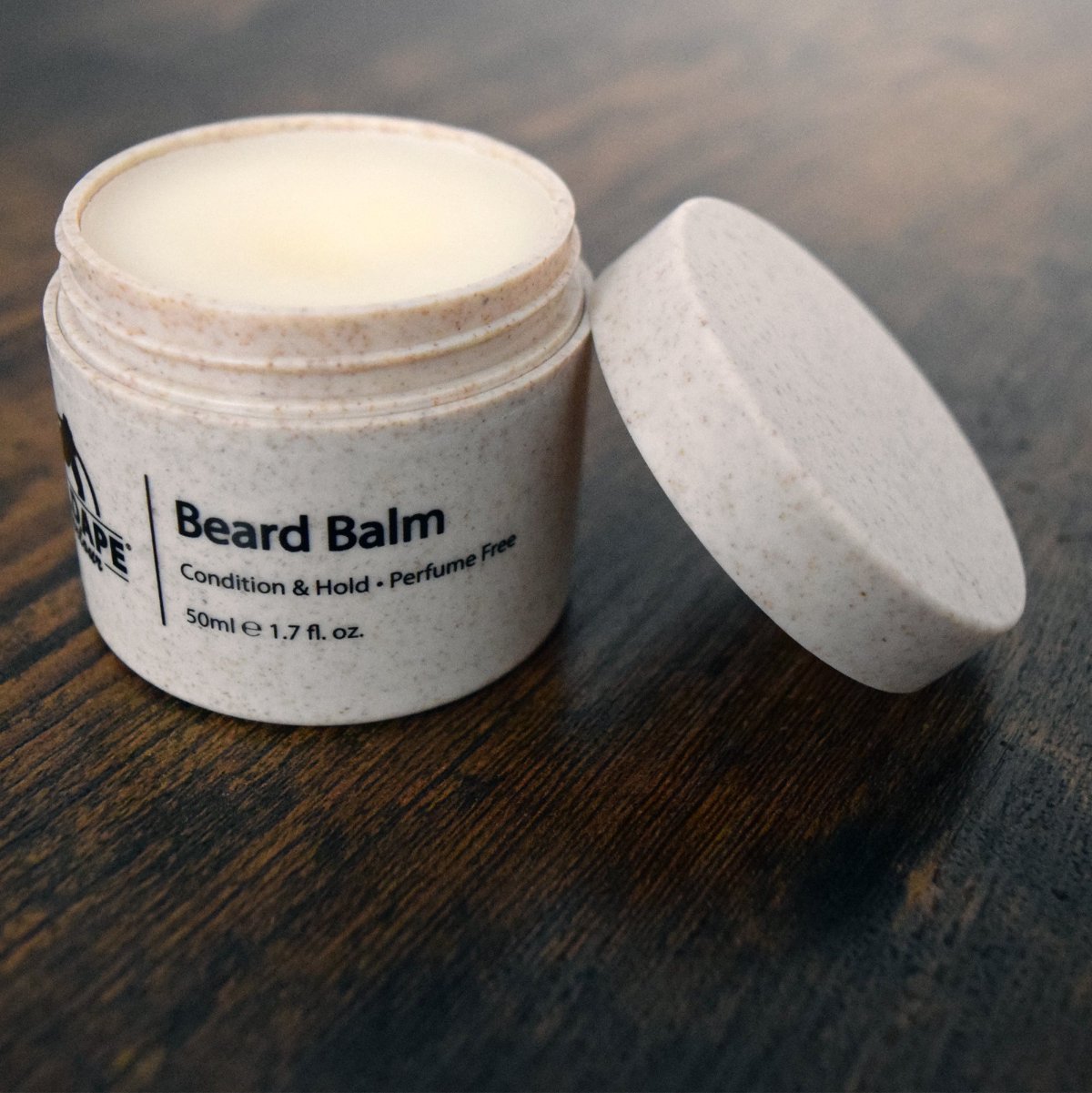 Natural Beard Balm – Unscented Leave-In Conditioner, Made in the UK