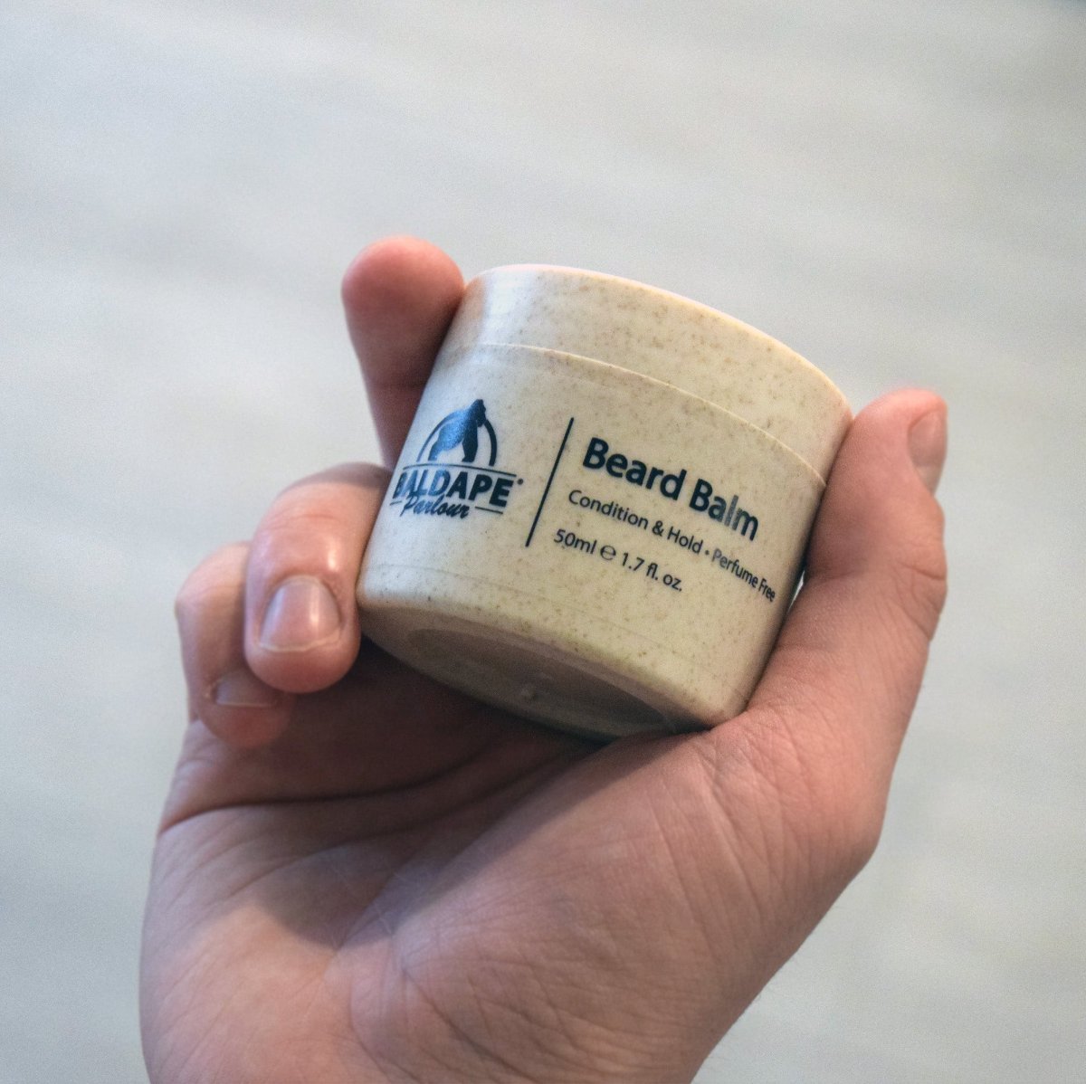 Natural Beard Balm – Unscented Leave-In Conditioner, Made in the UK